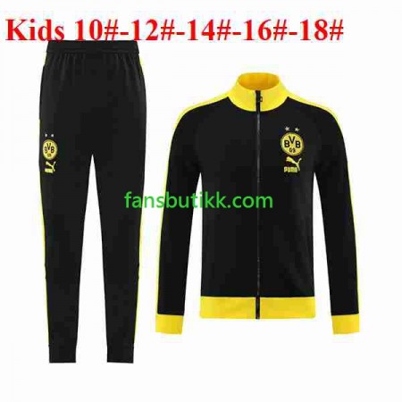 Borussia Dortmund Barn Svart Treningsdresser 2023-2024